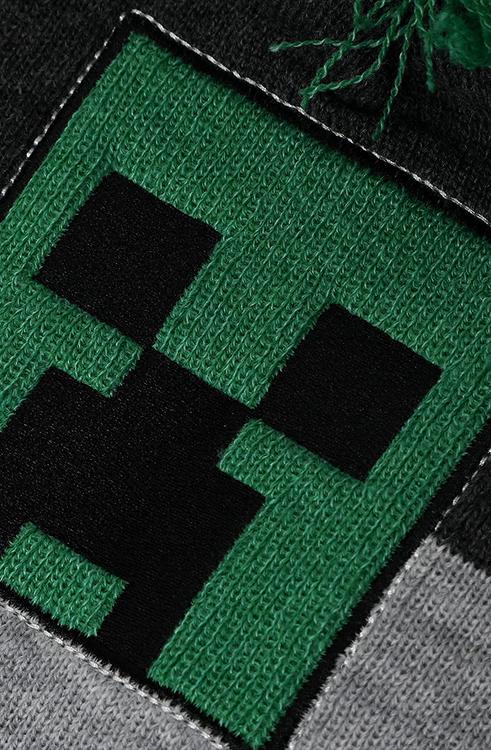 Tuque de Minecraft  avec gants  -  Creeper