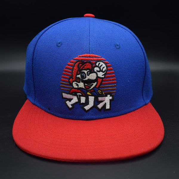 Adjustable cap from SUPER MARIO BROS. - Blue and red Mario (teen size)