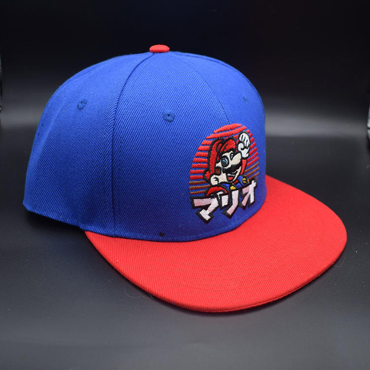 Adjustable cap from SUPER MARIO BROS. - Blue and red Mario (teen size)