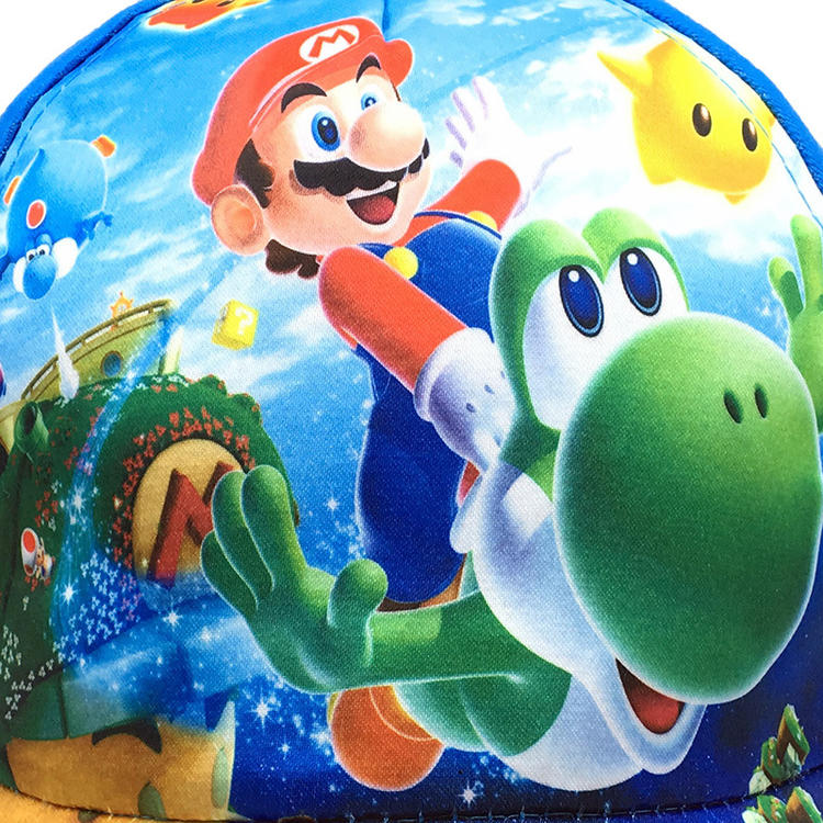 Super Mario Galaxy 2 Adjustable Pre-Curved Cap - Blue