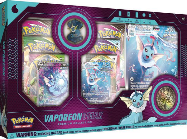 Pokémon - Boîte premium collection  -  Eevee evolution  -  Vaporeon Vmax