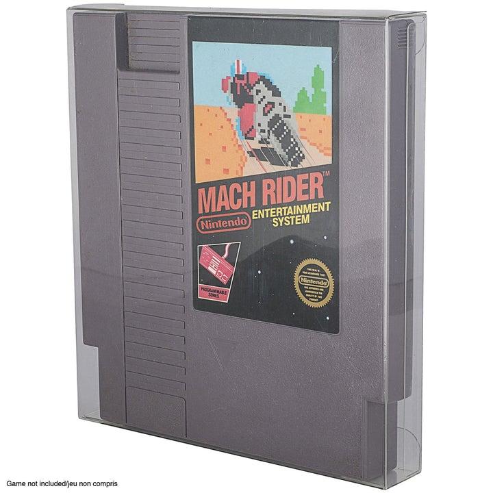 Evoretro - 25 plastic protectors 0.40mm for Nintendo Entertainment system (NES) cartridge - Transparent