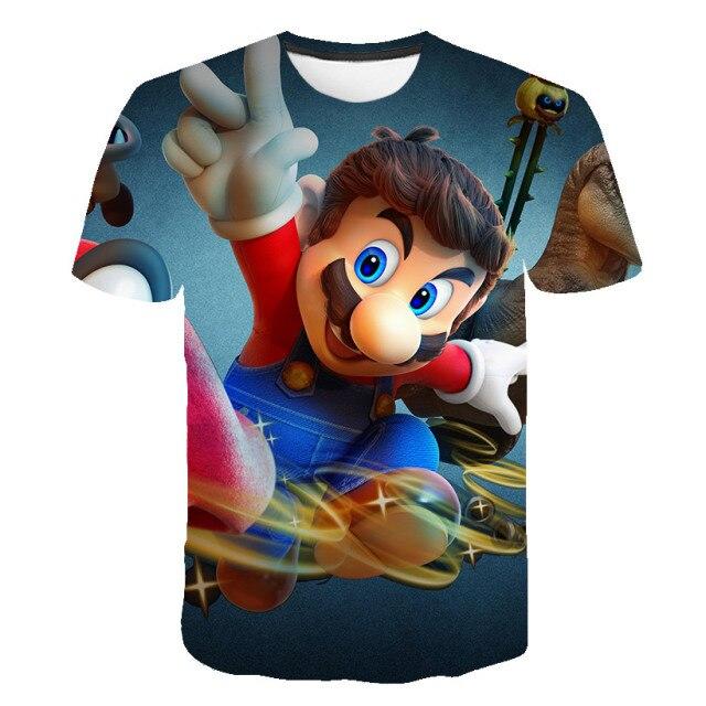 T-shirt de Super Mario Odyssey  -  Mario  ( Grandeur enfants / 9-10 ans )