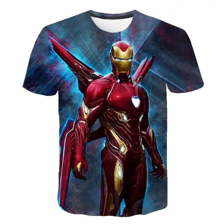 T-shirt de Marvel  -  Iron Man  ( Grandeur enfants / 7-8 ans )