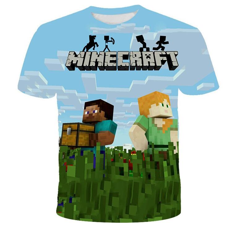 T-shirt de Minecraft   ( Grandeur enfants / 6 ans )
