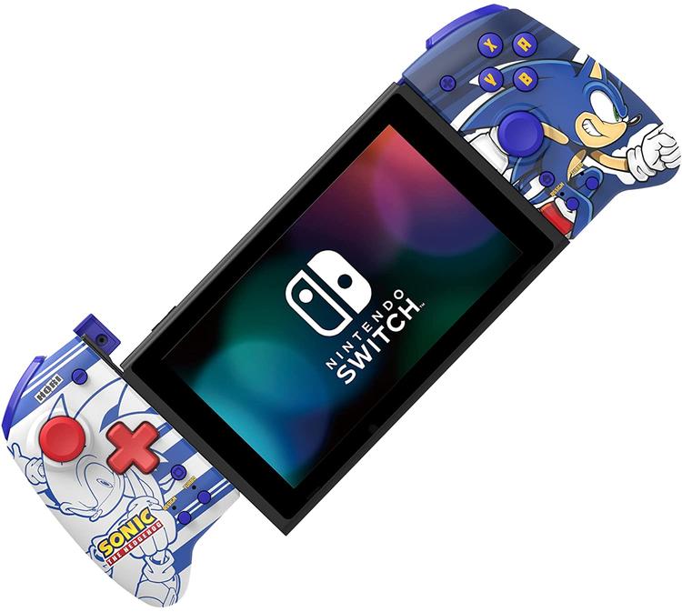 Hori - Manette grandeur nature pour le mode portable Nintendo Switch  -  Split pad pro Sonic The Hedgehog