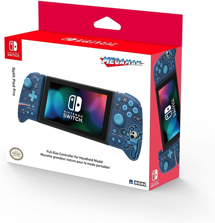 Hori - Life size controller for Nintendo Switch handheld mode - Split pad pro Megaman