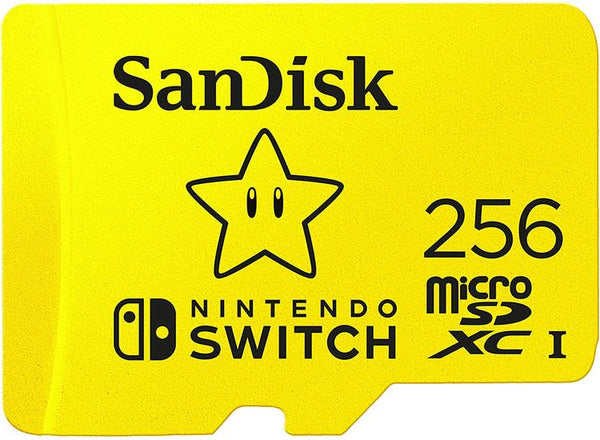 SanDisk - Carte mémoire microSHXC 1 Super Mario super star - 256GB