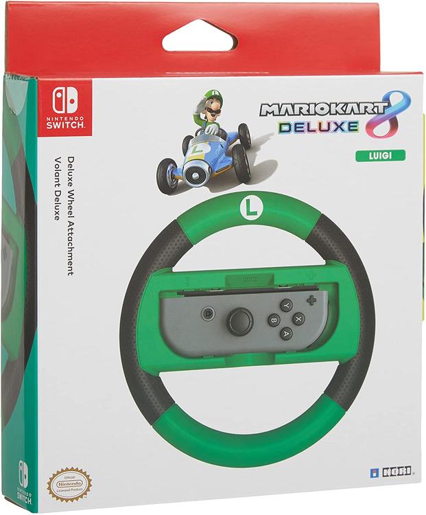 Hori - Mario Kart 8 deluxe Luigi steering wheel for Nintendo Switch