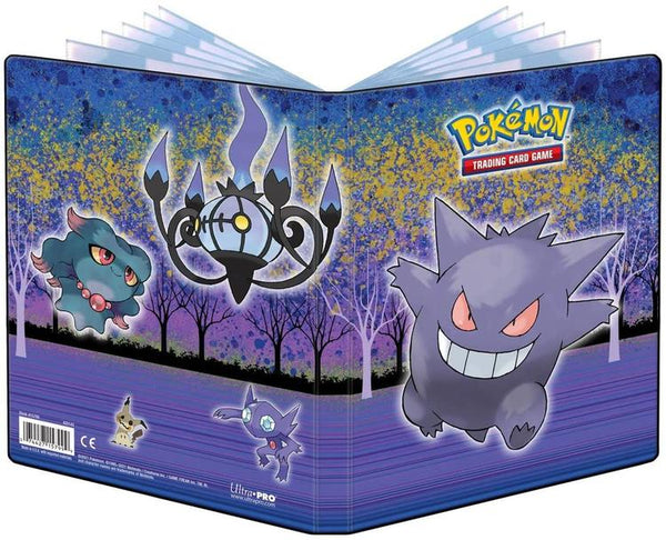 Ultra Pro - 4 Pocket Portfolio - 80 Standard Card Slots + 4 Large Card Slots - Pokémon - Haunted Hollow