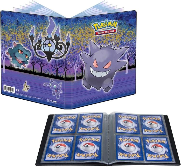 Ultra Pro - Portfolio 4 pochettes - 80 emplacements pour cartes standard + 4 emplacements pour grandes cartes  -  Pokémon  -  Haunted Hollow