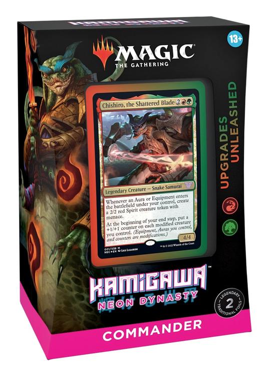 MTG - Commander Deck  -  Kamigawa neon dynasty  -  Upgrades unleashed