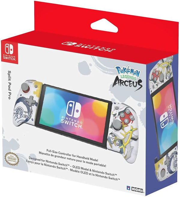 Hori - Manette grandeur nature pour le mode portable Nintendo Switch  -  Split pad pro Pokémon Legends Arceus