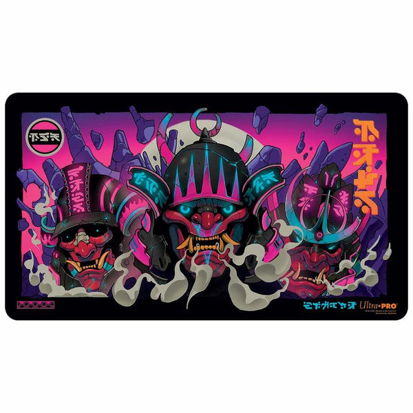 Ultra Pro Playmat - Magic The Gathering  -  Kamigawa Neon Dynasty  -  Black Stitched