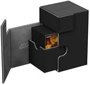 Ultimate Guard - 100+ Card Deck Box - Flip'n'tray Xenoskin - Black