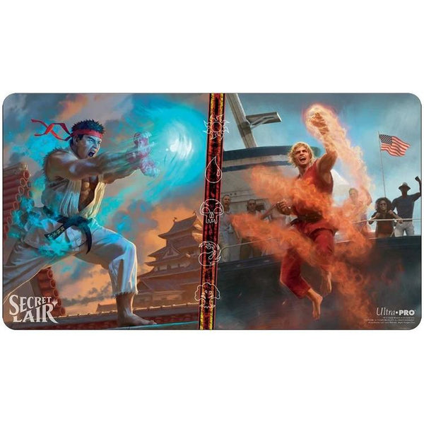 Ultra Pro - Standard Gaming Playmat - Magic The Gathering  -  Secret Lair Street Fighter -  Ryu / Ken