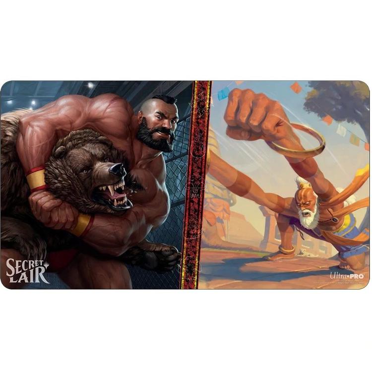 Ultra Pro Playmat - Magic The Gathering  -  Secret Lair Street Fighter -  Zangief / Dhalsim