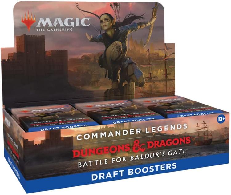 MTG - Boîte de Draft Boosters  -  Commander Legends  -  Dungeons & Dragons Battle for Baldur's Gate