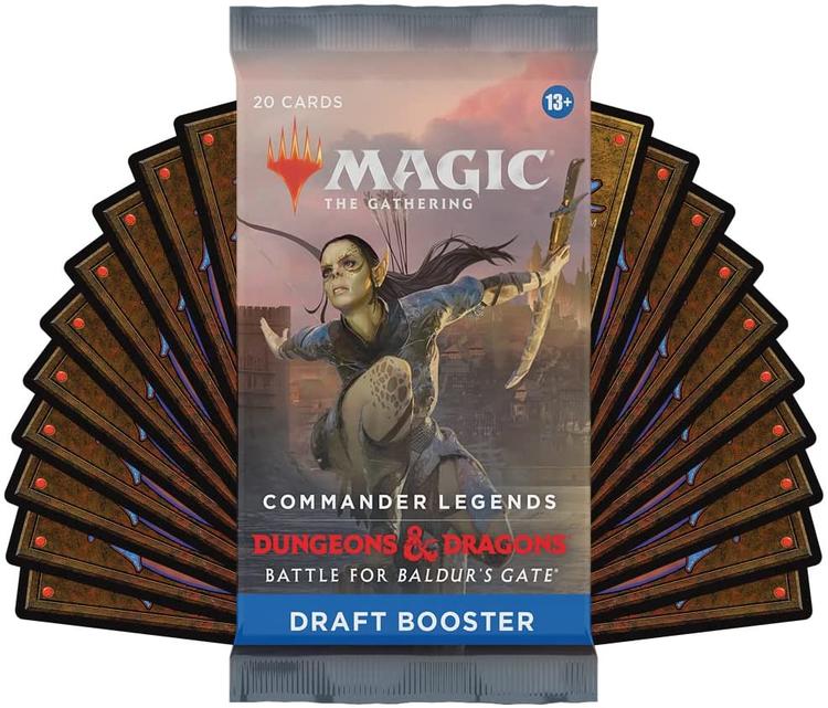 MTG - Paquet de Draft Boosters  -  Commander Legends  -  Dungeons & Dragons Battle for Baldur's Gate