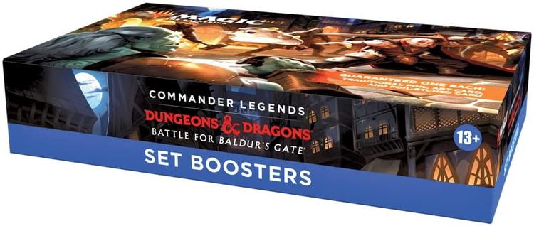Magic The Gathering - Boîte de Set Boosters  -  Commander Legends  -  Dungeons & Dragons Battle for Baldur's Gate