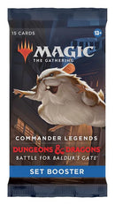 Magic The Gathering - Paquet de Set Boosters  -  Commander Legends  -  Dungeons & Dragons Battle for Baldur's Gate