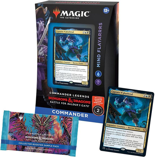 Magic The Gathering - Commander Deck  -  Commander Legends  -  Dungeons & Dragons Battle for Baldur's Gate  -  Mind Flayarrrs