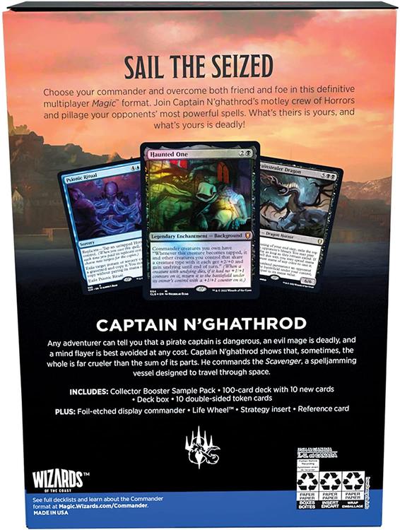 Magic The Gathering - Commander Deck  -  Commander Legends  -  Dungeons & Dragons Battle for Baldur's Gate  -  Mind Flayarrrs