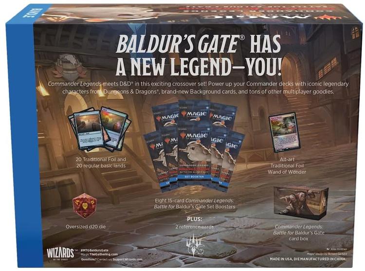 MTG - Bundle  -  Commander Legends  -  Dungeons & Dragons Battle for Baldur's Gate