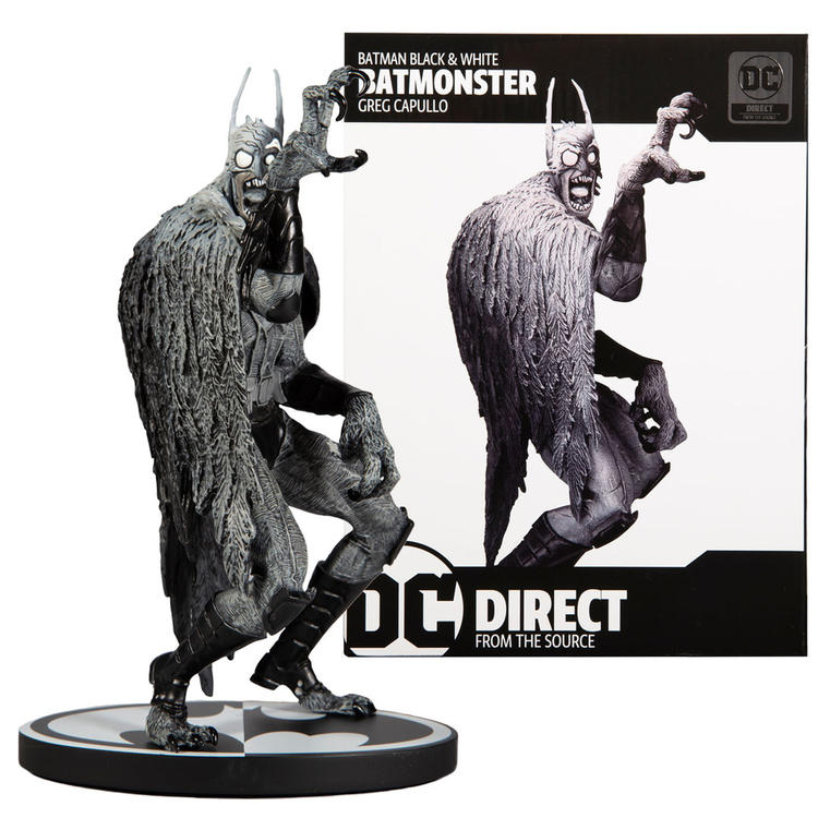 McFarlane - DC Direct - Figurine DC de 18.5cm  -  Batman Black and White  -  Batmonster  ( Édition numérotée limitée )