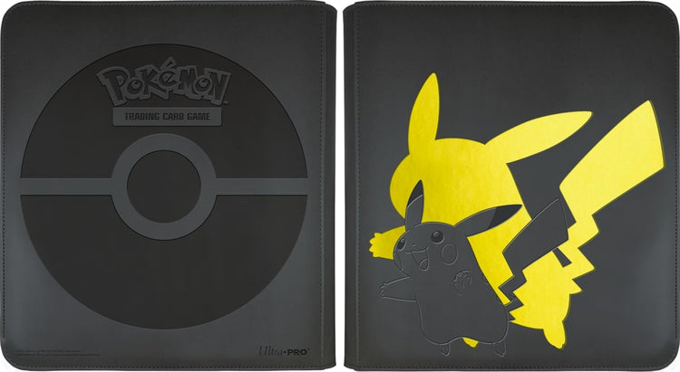 Ultra Pro - 12 Pocket Portfolio with Zipper - 480 Slots - Pokémon - Elite Series Pikachu