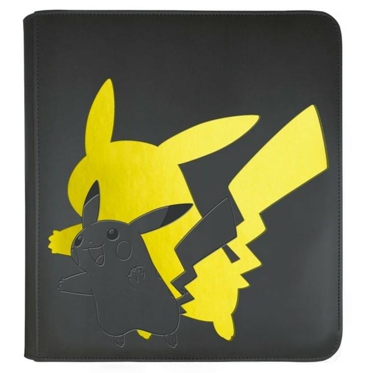 Ultra Pro - 12 Pocket Portfolio with Zipper - 480 Slots - Pokémon - Elite Series Pikachu