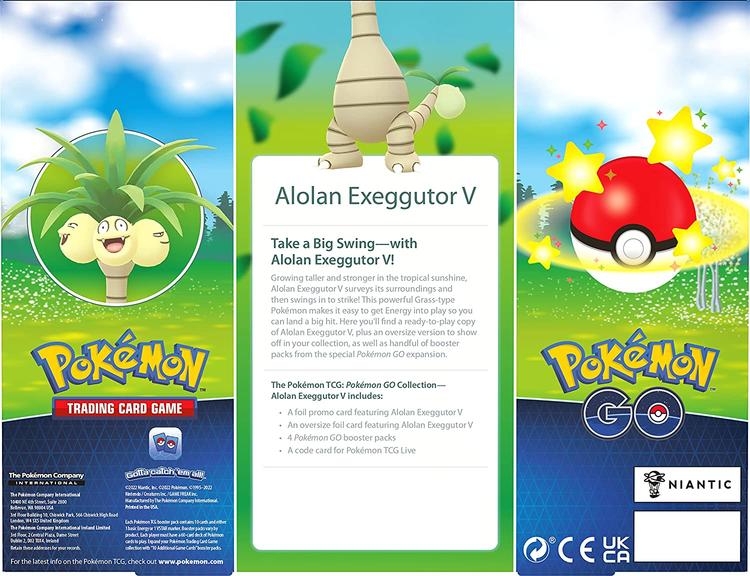 Pokémon - Boîte de collection Pokémon Go  -  Alolan Exeggutor V