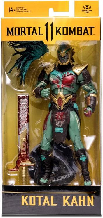 McFarlane - Figurine action de 17.8cm  -  Mortal Kombat 11  -  Kotal Kahn ensanglanté