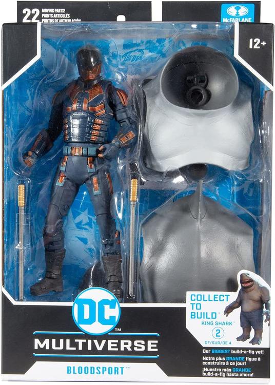 McFarlane - Figurine action de 17.8cm  -  DC Multiverse  -  The suicide Squad  -  Bloodsport