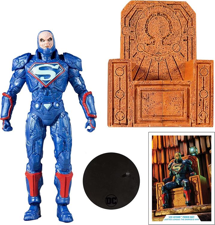 McFarlane - Figurine action de 17.8cm  -  DC Multiverse  -  Justice League: The Darkseid War  -  Lex Luthor Power Suit