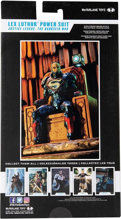 McFarlane - Figurine action de 17.8cm  -  DC Multiverse  -  Justice League: The Darkseid War  -  Lex Luthor Power Suit