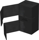 Ultimate Guard - 200+ Card Deck Box - Twin Flip'n'tray Xenoskin - Single Color Black