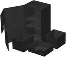 Ultimate Guard - 200+ Card Deck Box - Twin Flip'n'tray Xenoskin - Single Color Black