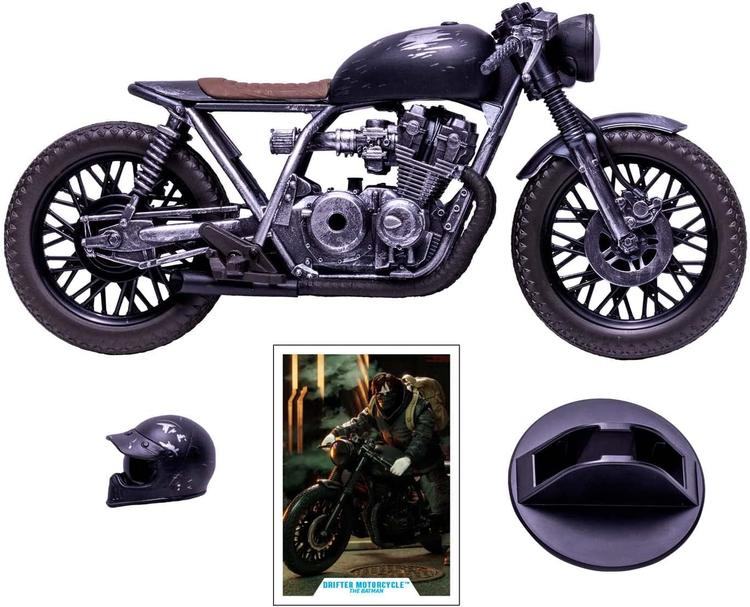 McFarlane - Figurine action de 17.8cm  -  DC Multiverse  -  The Batman  -  Drifter Motorcycle