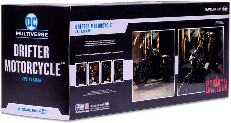McFarlane - Figurine action de 17.8cm  -  DC Multiverse  -  The Batman  -  Drifter Motorcycle