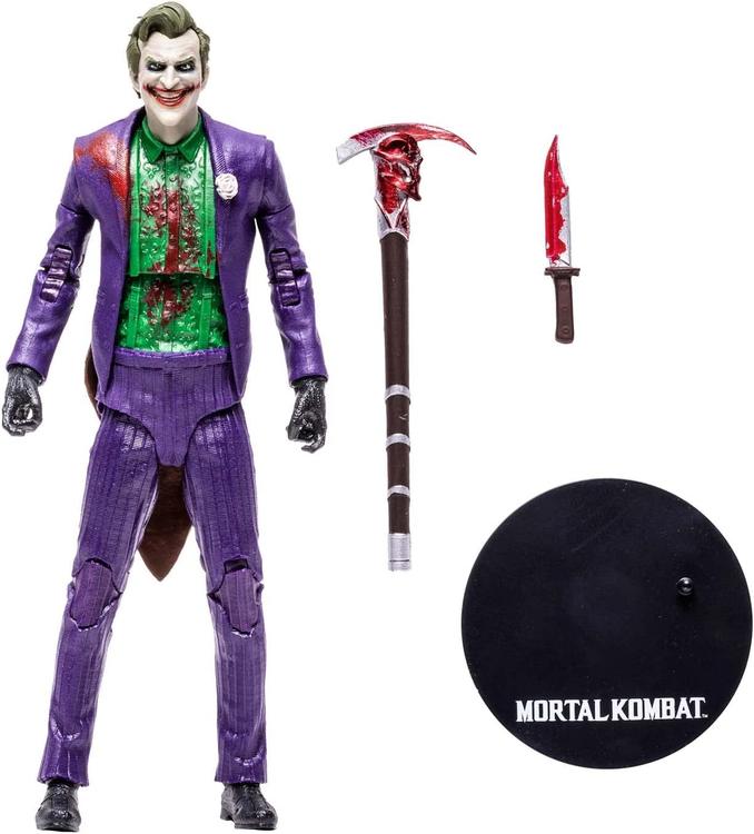 McFarlane - Figurine action de 17.8cm  -  Mortal Kombat 11  -  The Joker ensanglanté