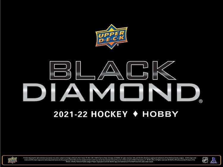 Upper Deck - Hobby Booster Box - Black Diamond 2021-22 Hockey