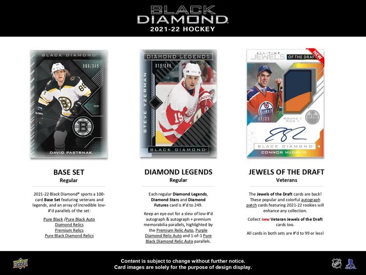 Upper Deck - Hobby Booster Box - Black Diamond 2021-22 Hockey