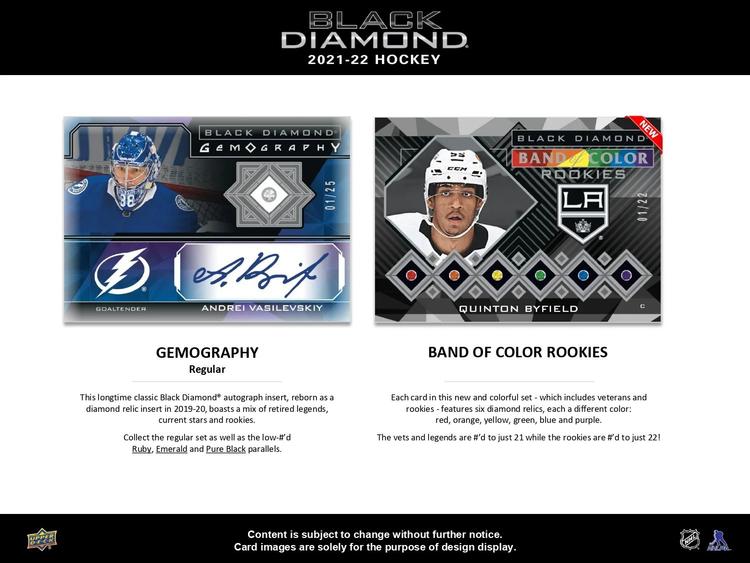 Upper Deck - Hobby Booster Box - Black Diamond 2021-22 Hockey