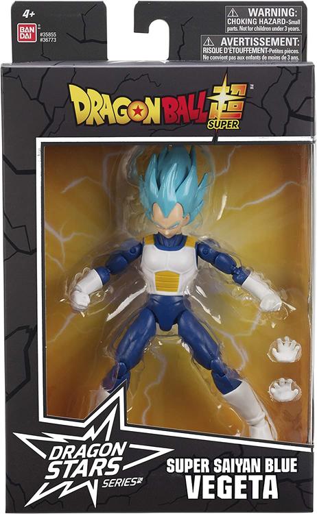 Bandai - Figurine d'action de 20cm - Série Dragon Stars  -  DragonBall Super  -  Super Saiyan Blue Vegeta