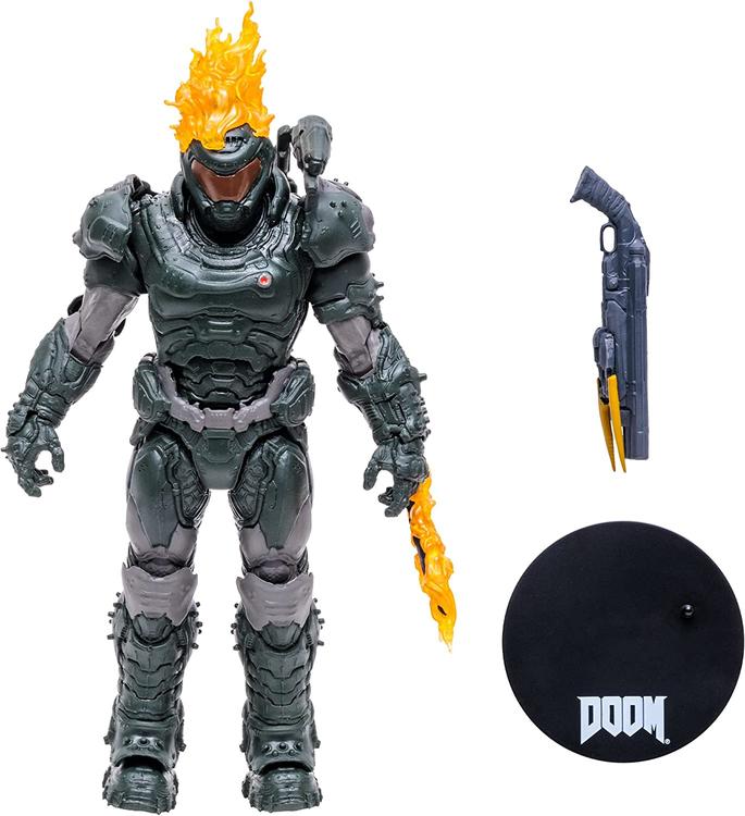 McFarlane - Figurine action de 17.8cm  -  Doom Eternal  -  Doom Slayer Ember Skin
