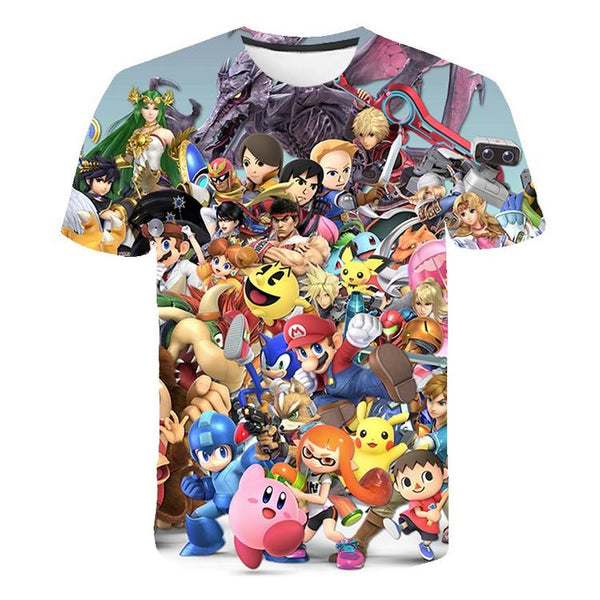 T-shirt de Super Smash bros. ultimate  ( Grandeur enfants / 11-12 ans )