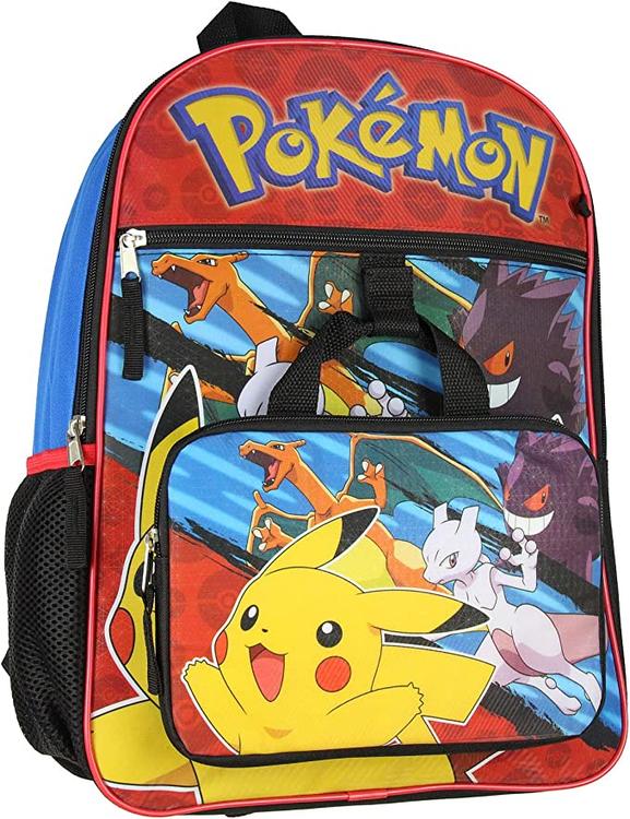 Bioworld - Pokémon 5-Piece Backpack Set (Teen Size)