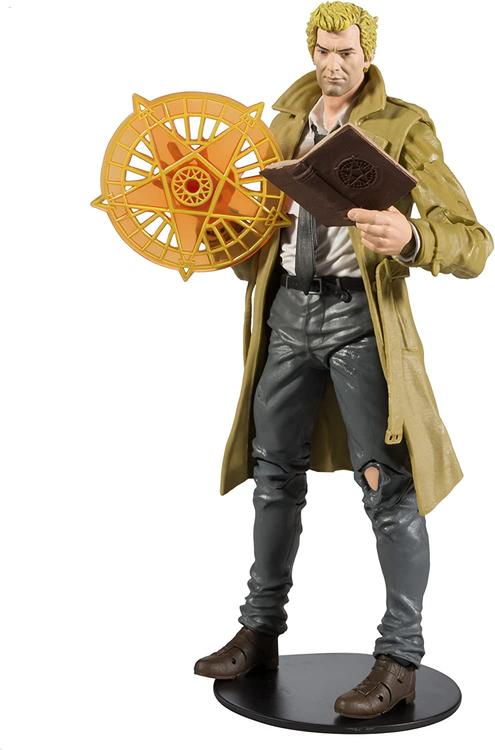 McFarlane - DC Direct - Figurine DC de 17.8cm  -  DC Black Adam Comic inclus  -  John Constantine