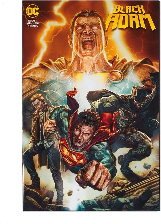 McFarlane - DC Direct - Figurine DC de 17.8cm  -  DC Black Adam Comic inclus  -  John Constantine